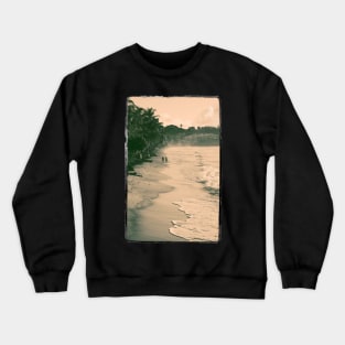 Tropical Beach Crewneck Sweatshirt